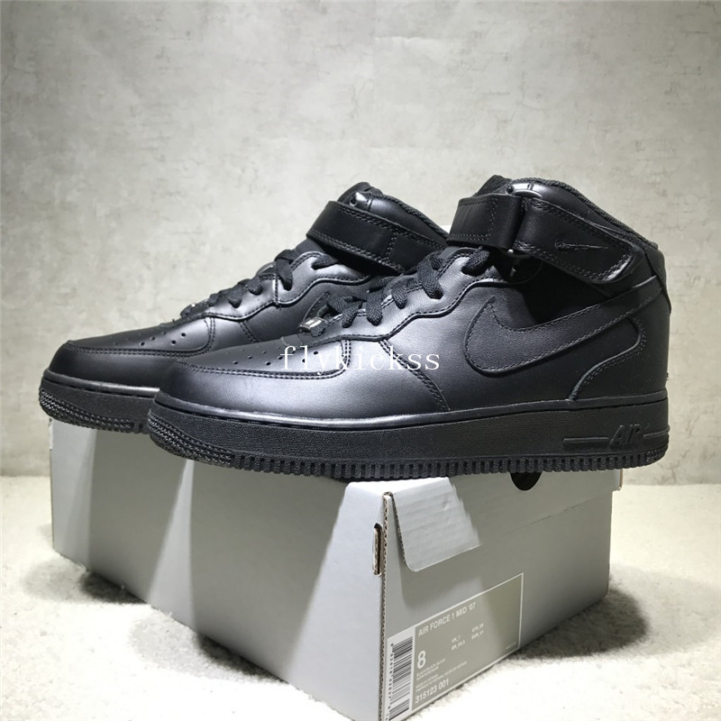 Nike Air Force 1 High Top All Black